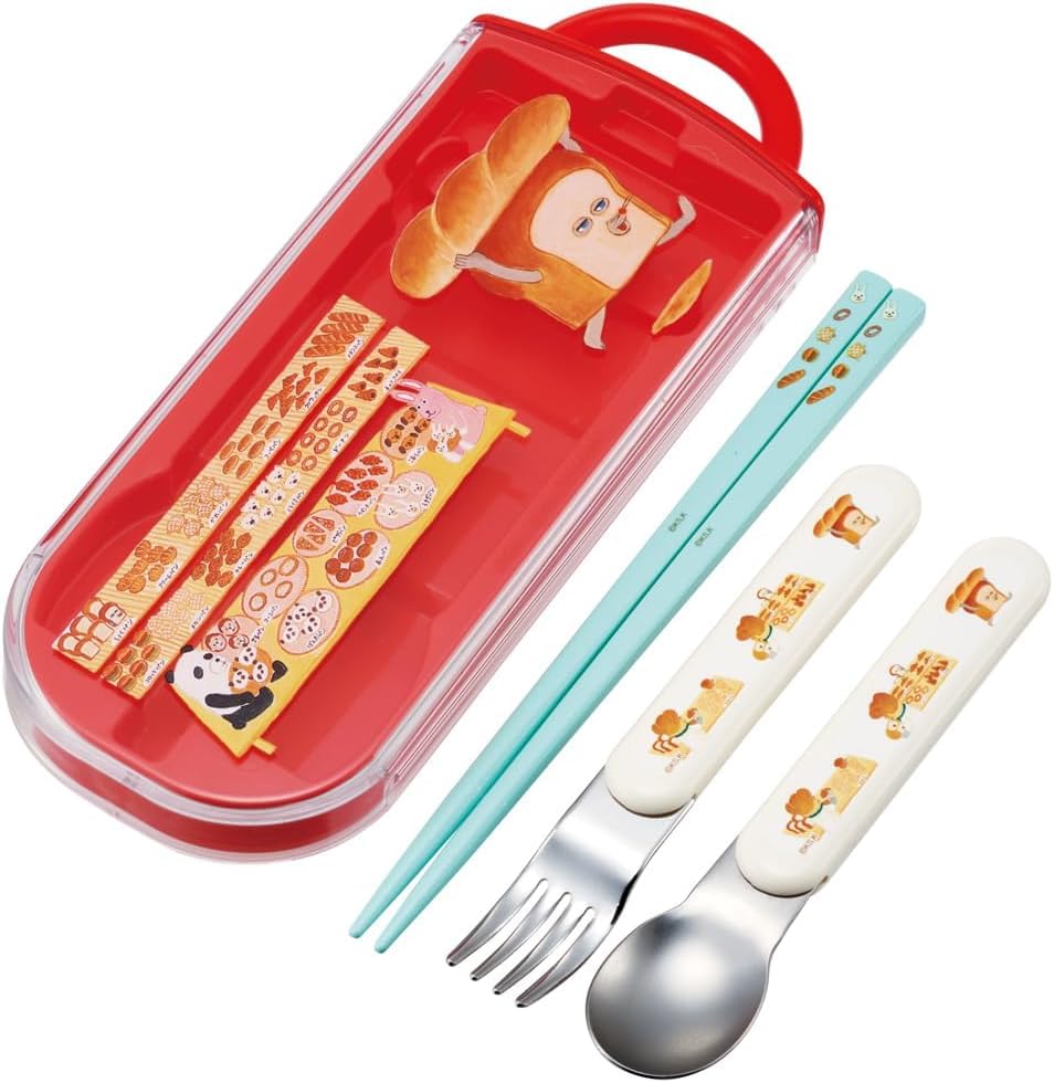 Amazon | パンどろぼう トリオセット 箸 スプーン フォーク 弁当